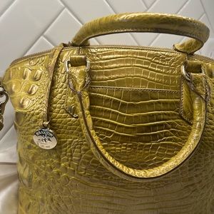 Gorgeous Brahmin Leather-Crocodile Satchel Bag (Purse) Duxbury Trendsetter